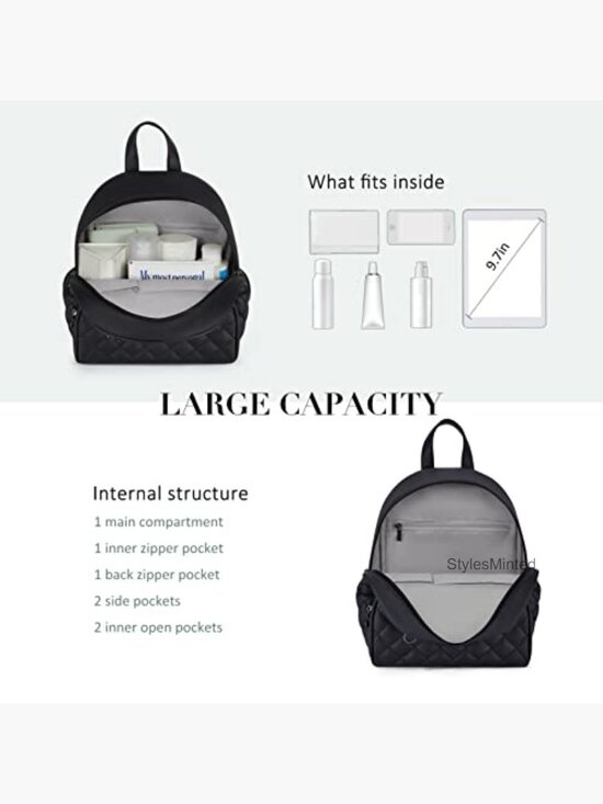 Mini Backpack for Women Leather Small Backpack Purse Cute Bookbag Travel Bag